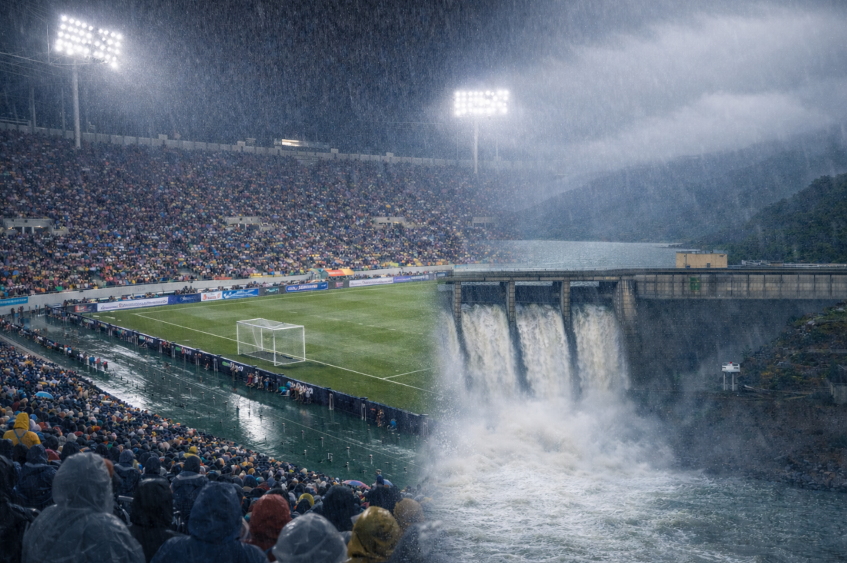 CAN 2025 : l’eau, le froid et le foot